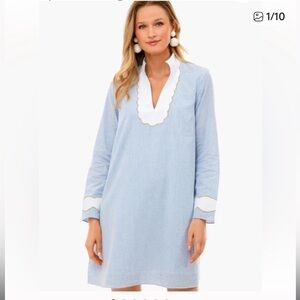 SAIL TO SABLE X STYLE CHARADE
Blue/White Stripe Seersucker
Gail Dress size S